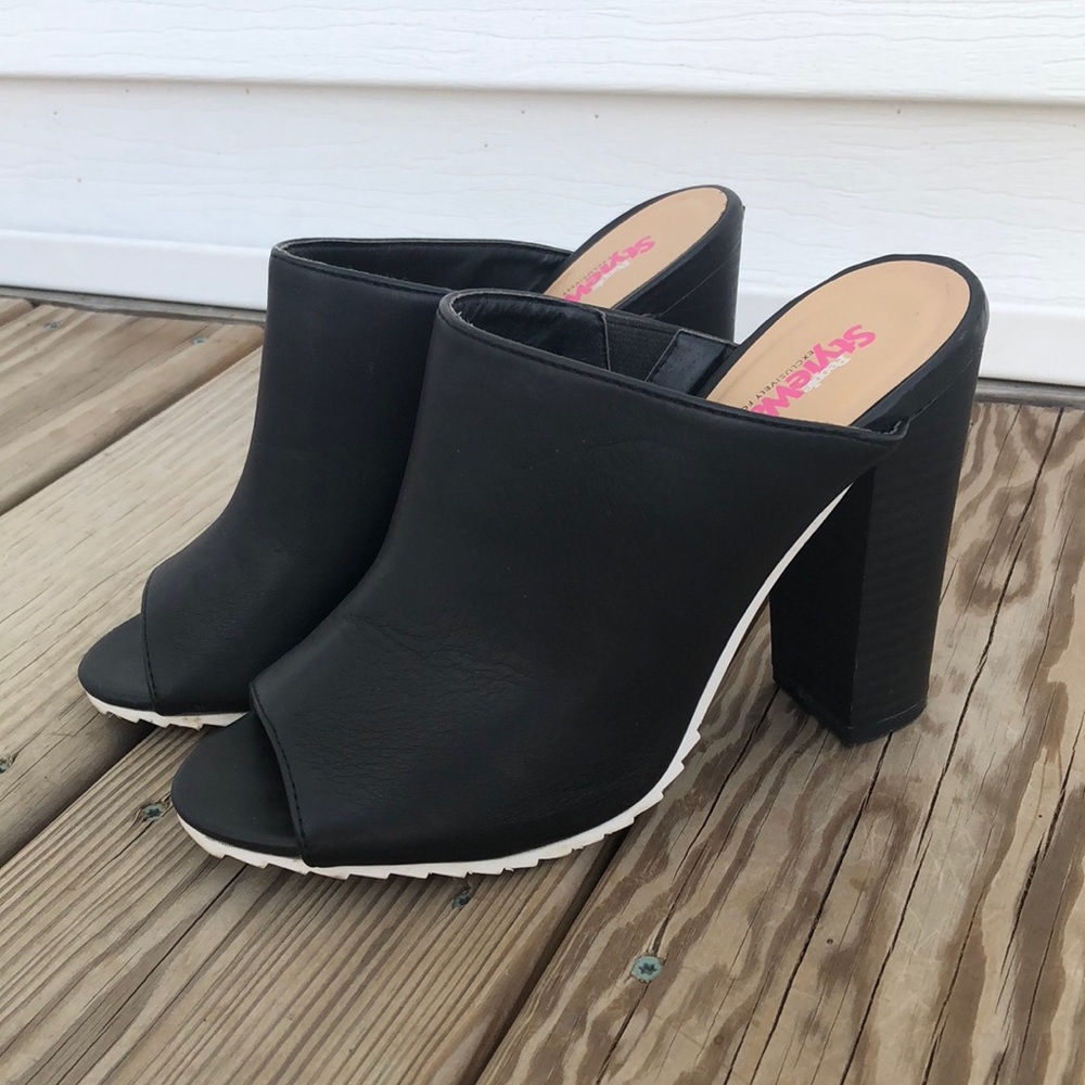Block Heel Lucila Mule Slides